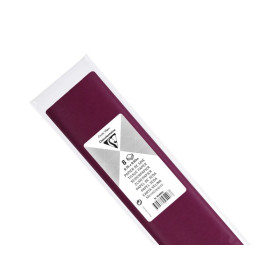 PAPIER DE SOIE, Sachet de 8 feuilles pliées, 50x75cm, 18g, Bordeaux