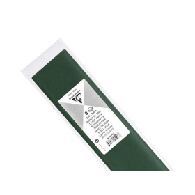 PAPIER DE SOIE, Sachet de 8 feuilles pliées, 50x75cm, 18g, Vert bouteille