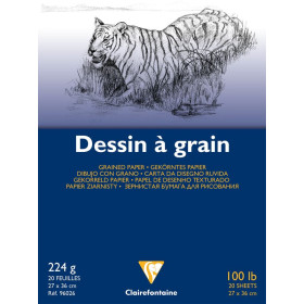 Bloc dessin Grain Fin 27x36cm 20 feuilles 224g