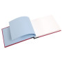 Bloc voyage cousu A5 60 feuilles 170g Grain Torchon Rouge