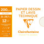 Pochette Dessin Technique A4 12F 200g