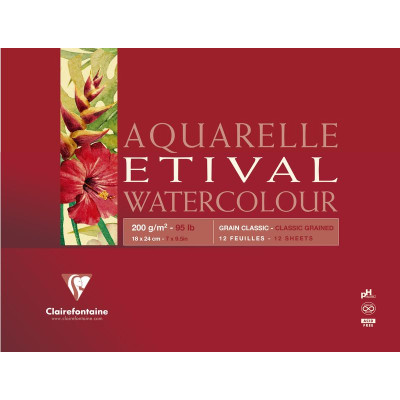 * Bloc collé 4 côtés Etival Classic 18x24cm 10F 200g