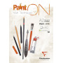 Bloc Paint'ON Blanc collé 40 feuilles A2 250g
