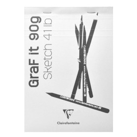 Bloc GraF'iT collé A6 80 feuilles 90g O