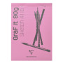 Bloc GraF'iT collé A6 80 feuilles 90g O