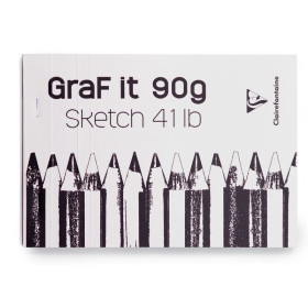 Bloc GraF'iT collé A5 80 feuilles 90g O