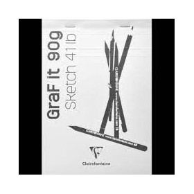 Bloc GraF'iT A6 80 feuilles 90g Blanc°63 O