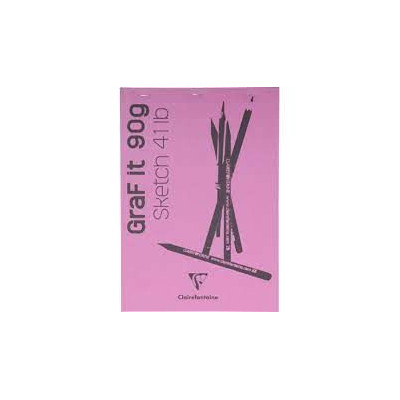 Bloc GraF'iT A5 80 feuilles 90g Rose°60 O