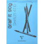 Bloc GraF'iT A5 80 feuilles 90g Bleu°71 O