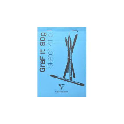 Bloc GraF'iT A5 80 feuilles 90g Bleu°71 O