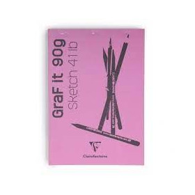 Bloc GraF'iT A6 80 feuilles 90g Rose°60 O