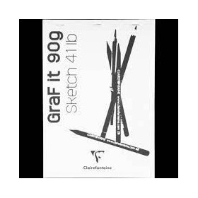 Bloc GraF'iT A5 80 feuilles 90g Blanc°63 O