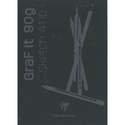 Bloc GraF'iT A5 80 feuilles 90g Noir O