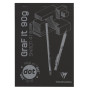 Bloc GraF'iT DOT A4 160 pages 90g couverture Noir