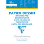 Bloc dessin Grain Fin collé A4 20 feuilles 125g