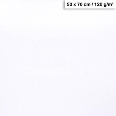1F couleur Maya 50x70cm 120g blanc