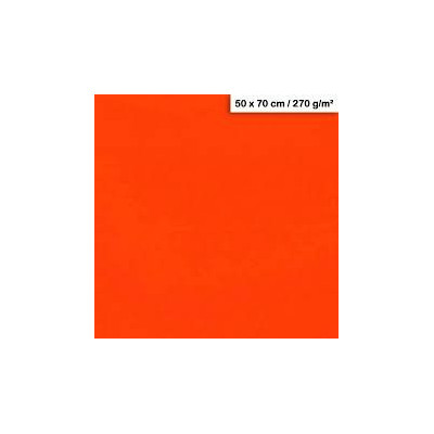 1F couleur Maya 50x70cm 270g orange