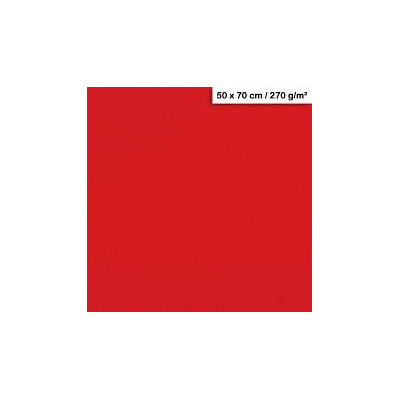 1F couleur Maya 50x70cm 270g rouge