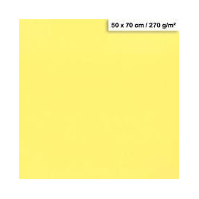 1F couleur Maya 50x70cm 270g jaune paille