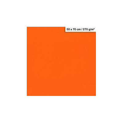 1F couleur Maya 50x70cm 270g clémentine