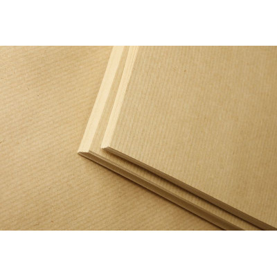 Papier kraft brun 120g vergé A4 Paquet de 25 feuilles