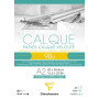Bloc collé de 50 feuilles A2 papier Calque 90g