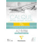 Bloc collé de 50 feuilles A2 papier Calque 70g