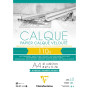 Bloc collé de 40 feuilles A4 papier Calque 110g