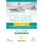 * Bloc collé de 40 feuilles A2 papier Calque 110g