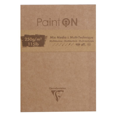 * Bloc ass. Paint'ON 50 feuilles collé 10,5x14,8cm droit