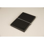 * Carnet Paint'ON cousu double PU à élastique A5 64p 250g noir
