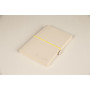 Carnet Paint'ON cousu double PU à élastique A5 64p 250g naturel