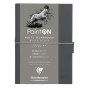 * Carnet Paint'ON cousu double PU à élastique A5 64p 250g Gris