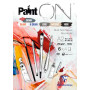 * Paint'ON bloc de 24  feuilles 250g ass.6x4 feuilles n°6  A2
