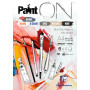 * Paint'ON bloc de 24  feuilles 250g ass.6x4 feuilles n°6  A4
