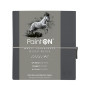 * Carnet Paint'ON cousu double PU à élastique 14x14cm 64p 250g Gris