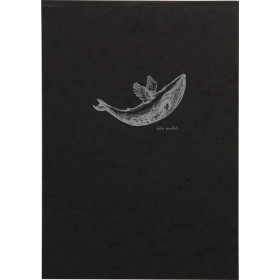 F. SpiR.I.t  Bloc couv. enveloppante Noir A4 50 feuilles sketch Ivoire  90g Pays