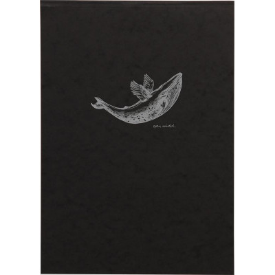 F. SpiR.I.t  Bloc couv. enveloppante Noir A4 50 feuilles sketch Ivoire  90g Pays