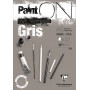 Bloc Paint'ON Gris  collé A5 30 feuilles 250g