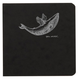 F. SpiR.I.t carnet 10,5x10,5cm Dos carré cousu Noir 50 feuilles sketch 90g Ivoir