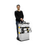 Servante d'atelier en acier inoxydable sur roulettes