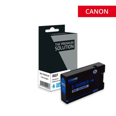 Cartouche compatible pour canon 1500xl cyan