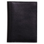 * CUIR Étui de voyage 14,5x1x10,5 cm Noir