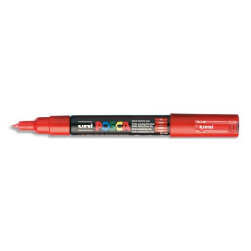 Uniball Posca Marqueur peinture à eau, encre à pigmentation rouge, pointe extra