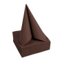 50Serv.OUATE micro-gaufré 20X20 Chocolat