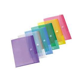 TARIFOLD porte documents à Velcro A4 TCollection en PP 20/100e coloris assortis