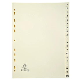 INTERCAL.CARTE PEAU A4 20 POS. A-Z