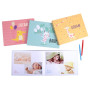 Album livre 30p.blc 28,5x22cm BABY rose