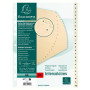 INTERCAL.CARTE PEAU A4 24 POS. A-Z