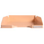 Corb.courrier COMBO Pastel corail glossy